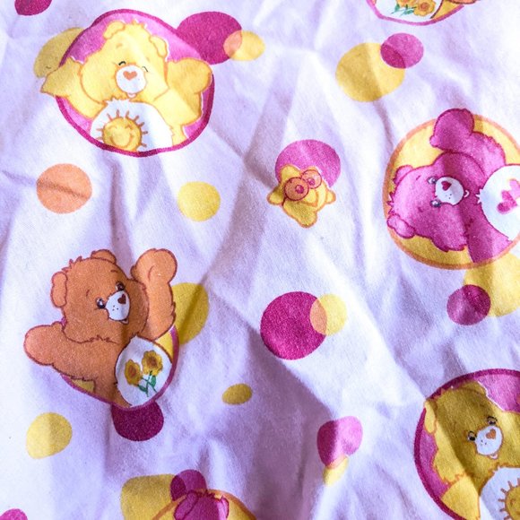 Vintage Care Bears Baby Crib Mattress Cover